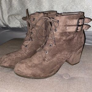 Madden Girl Combat Booties